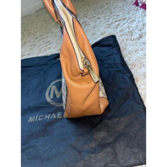 Michael Kors Nolita Satchel in the signature "MK" pattern Medium - Picture 8 of 15